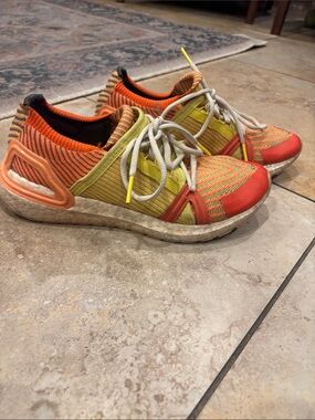 adidas Orange Yellow Athletic Sneakers